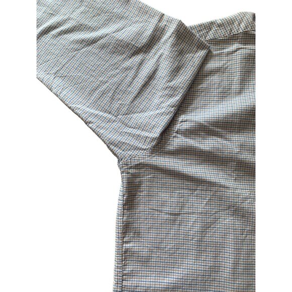 Chaps Mens Checkered Button-Up Long-Sleeve Shirt Size 17-17.5  36-37 - Picture 7 of 13